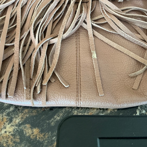OrYANY Josie Leather Fringe Blush Adjustable Strap Handbag (1 of 2) - Picture 10 of 11